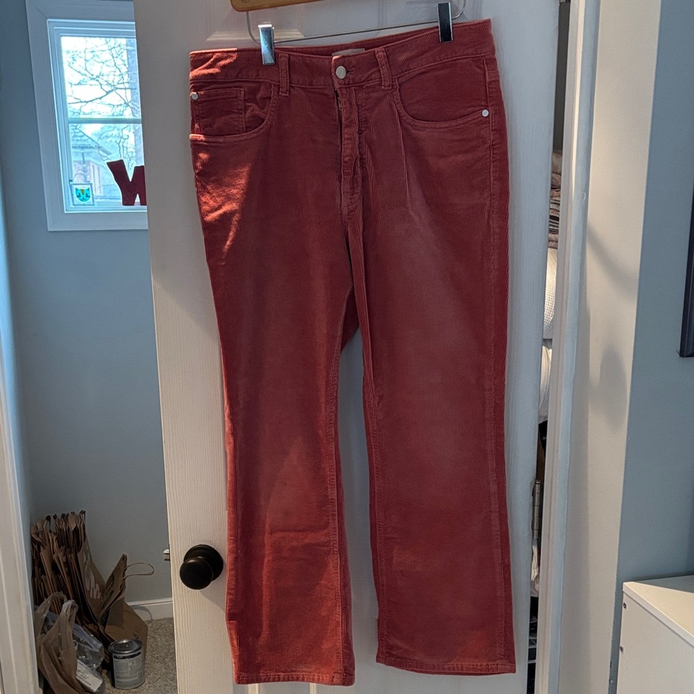 Pilcro Dusty Pink Corduroy Pants